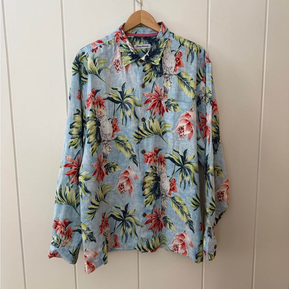 Tommy Bahama Linen Button-Up Long Sleeve